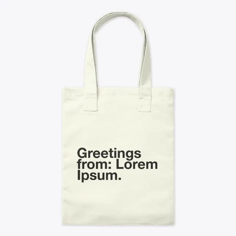 Greetings from Lorem Ipsum